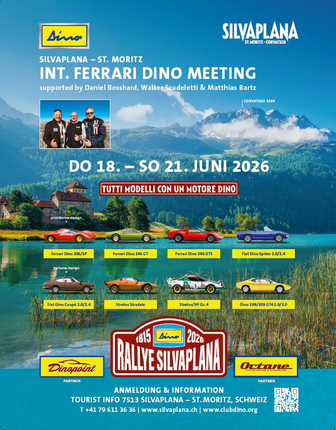Octane Magazine Inserat Int. Ferrari Dino Meeting